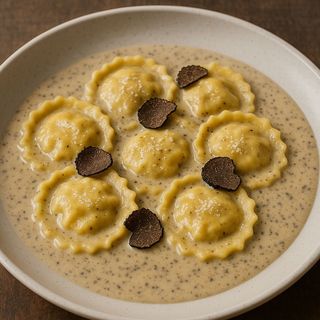 Pasta Ravioli Boletus