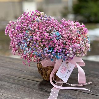 Цветочная композиция в корзине - #57