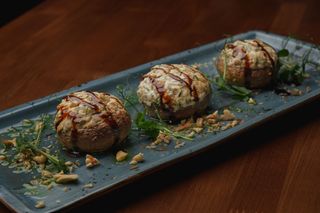 Запеченные шампиньоны