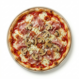 Pizza Prosciuto e Funghi