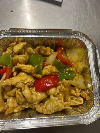 Pollo al curry e verdura 咖喱鸡