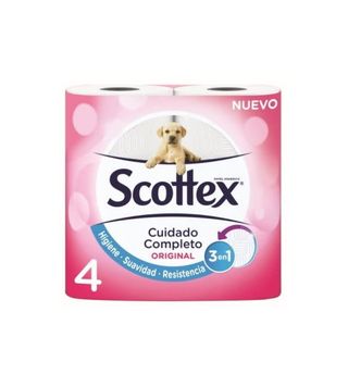 Scottex Toilet Paper X4 3 In1