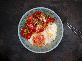 Red KFC Chicken SET 양념치킨