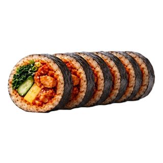 Kimbap De Pollo Picante 辣鸡肉紫菜包饭