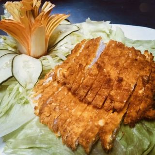 Pollo Frito Almendrado