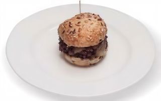 Tapa De Mini Hamburguesa Con Cebolla