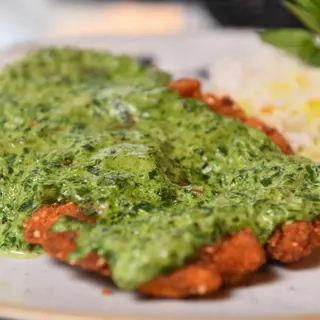 Pohovana piletina sa spanaćem 650 gr