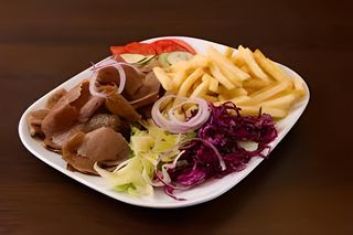 Kebab Na Talerzu Duży