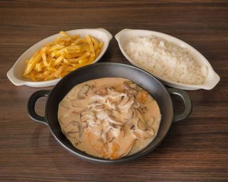 Bifes de Frango com Molho de Cogumelos