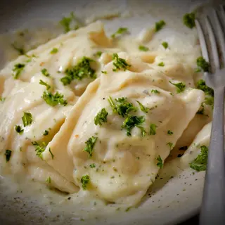 Raviolone Gorgonzola E Guanciale