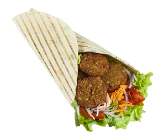 Piadina falafel