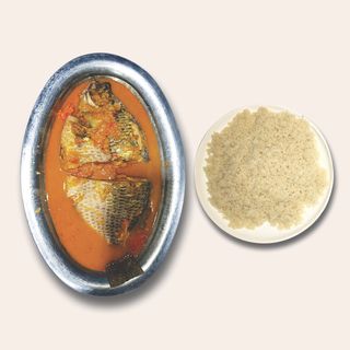 Soupe de Carpe + Attiéké