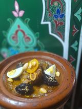 Tajine Viande Aux Oignons Caramélisés Et Raisins Secs