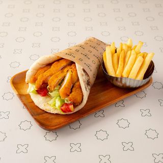 Naan Escalope Pannée