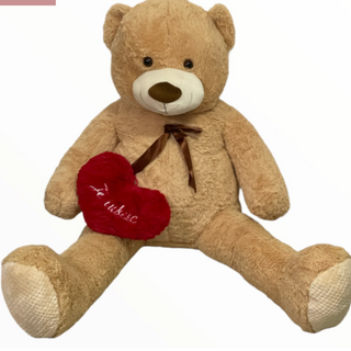 Urs de plus 120 cm - crem 