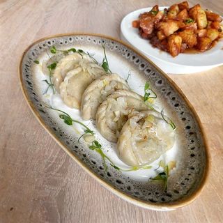 Pierogi z borowikami i twarogiem