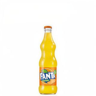 Aranciata fanta in vetro