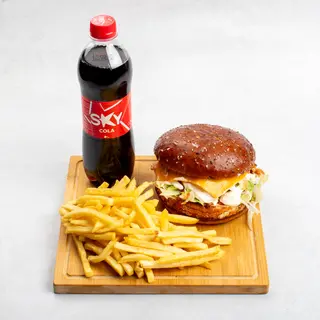 Classic cheeseburger menu
