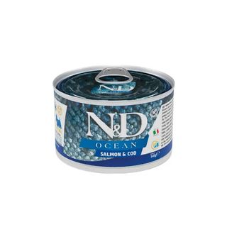 N&D GF OCEAN SALMON & COD ADULT MINI  140 г