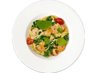 Паста з тигровими креветками (300g)