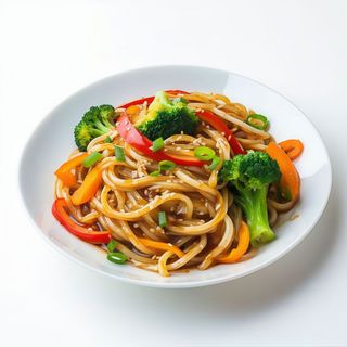 Tallarines vegetarianos