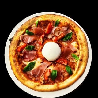 Пица  Бурата  Крудо