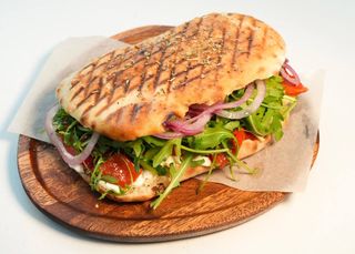 Greek sandwich ciabatta
