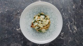 Ризото със спанак и манатарки