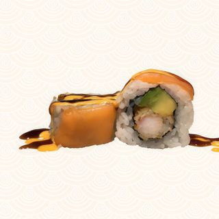Spicy roll langostino (8 uds.)