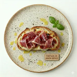 Tostada De Jamón Ibérico