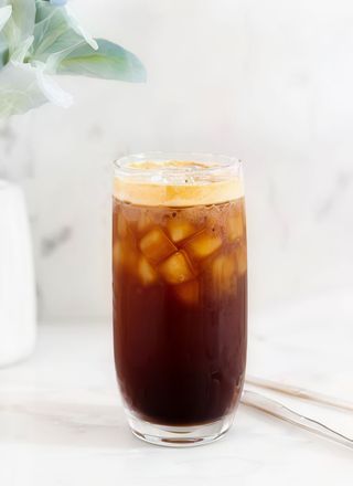 Iced latte caramel