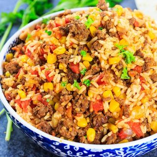 Arroz Frito Asian  Chorizo