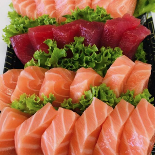 Sashimi de Salmão e Atum
