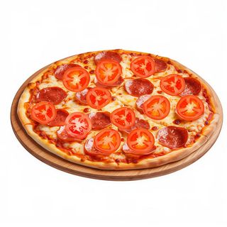 Pizza Pepperoni Y Tomate (36 Cm.)