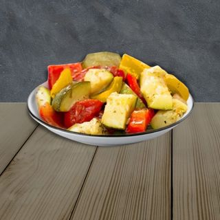 Tris di verdure saltate