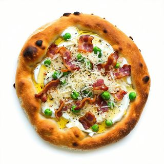 Pizza pancetta normale