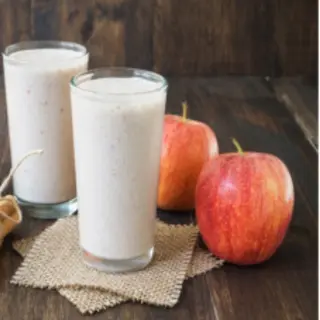 Jus pomme au lait