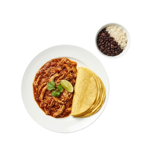 Tinga de Pollo (500 gr.) 12 Tortillas de Maíz