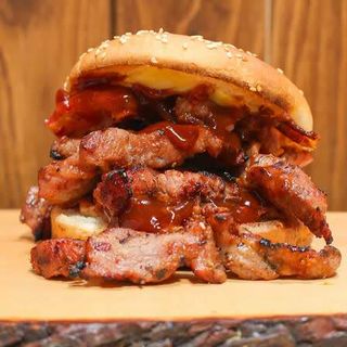 Hamburger cowboy menù