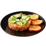 Тартар з лосося і креветки (170 г)