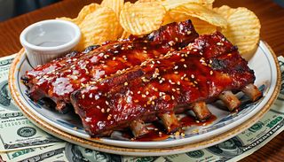 Coaste cu sos sweet chilli