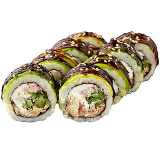 Зелений Дракон рол (8шт)