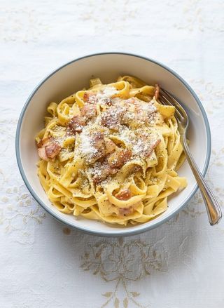 Tagliatelles Carbonara