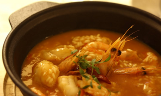 Arroz de Tamboril e Camarão