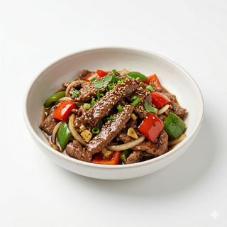 Ternera salteada con pimienta negra (黑椒牛肉)