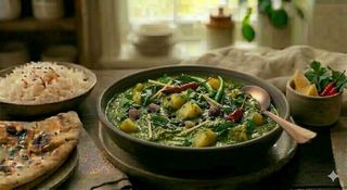117. Saag aloo