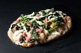 Pinsa salsiccia & friarielli del Conte