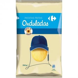 Patatas Fritas Onduladas Carrefour 350 Gr.