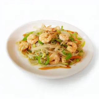 Gambas con Verduras