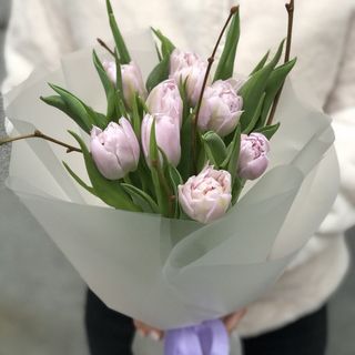 Букет 9 тюльпанів Дабл Прайс